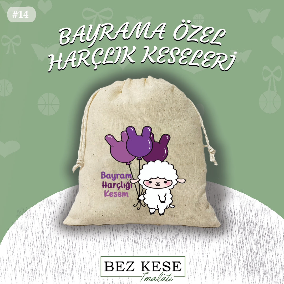 Bayram Harçlık Kesesi 5 Adet