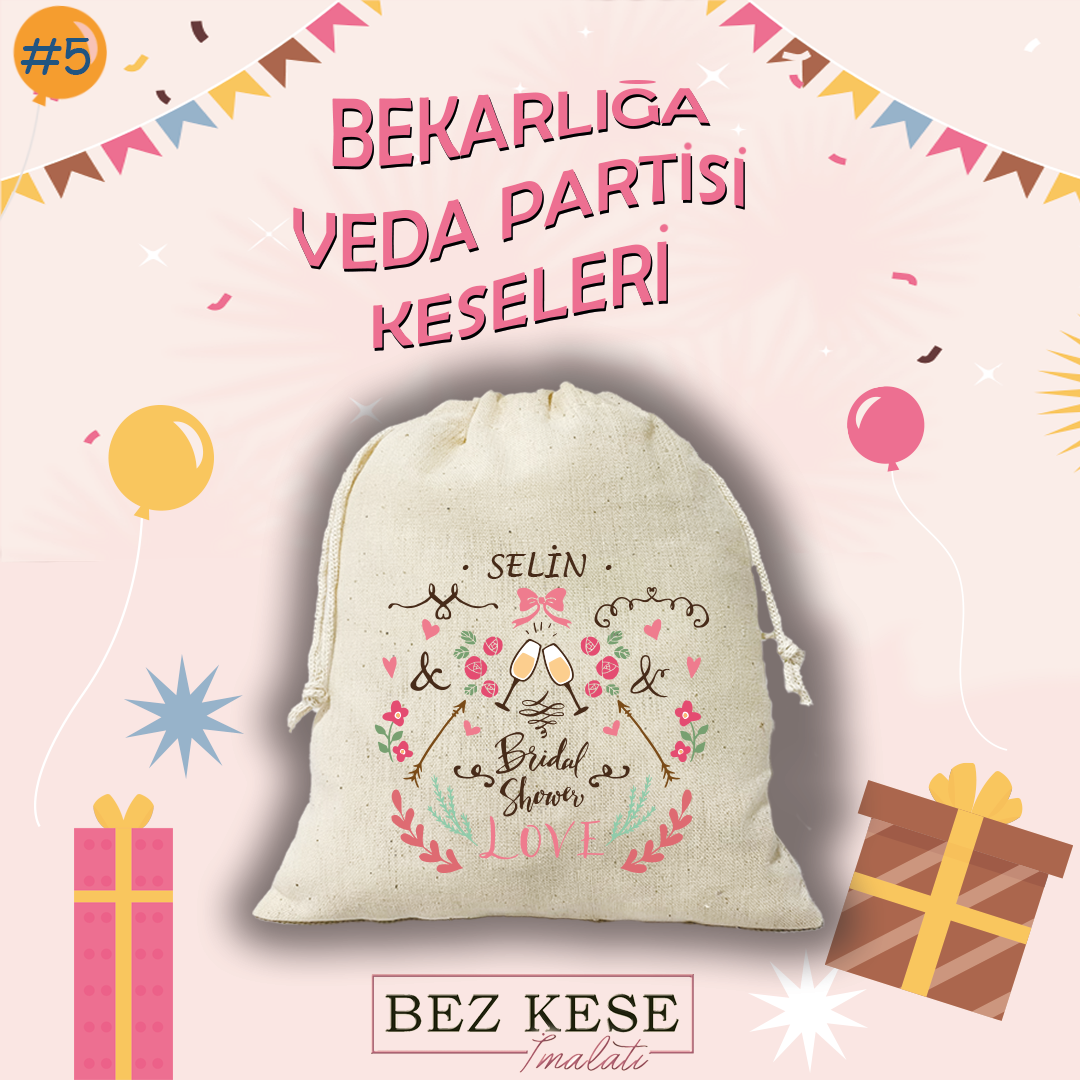 Bekarlığa Veda Keseleri 5 Adet