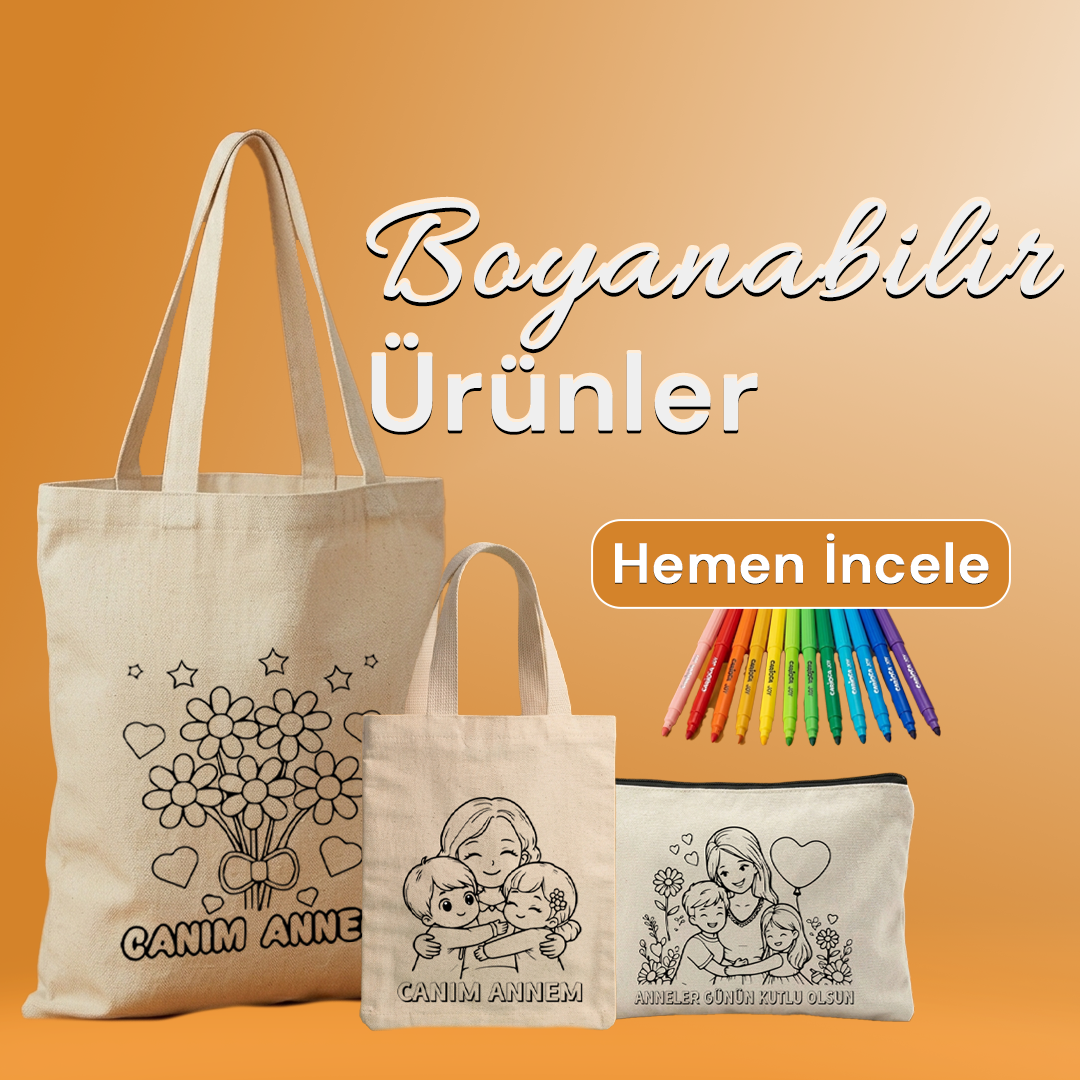 Anneler Günü Boyanabilir Ürünler