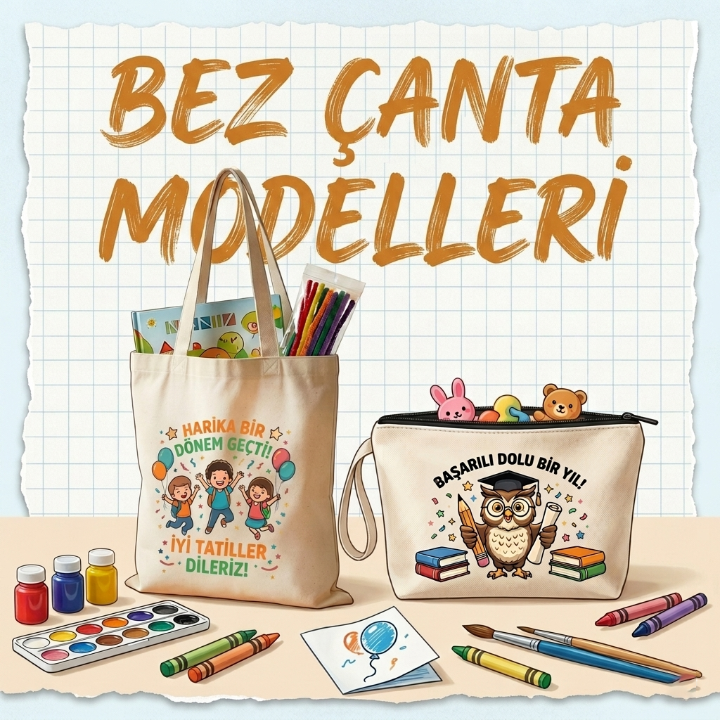 Karne Günü Bez Çanta Modelleri