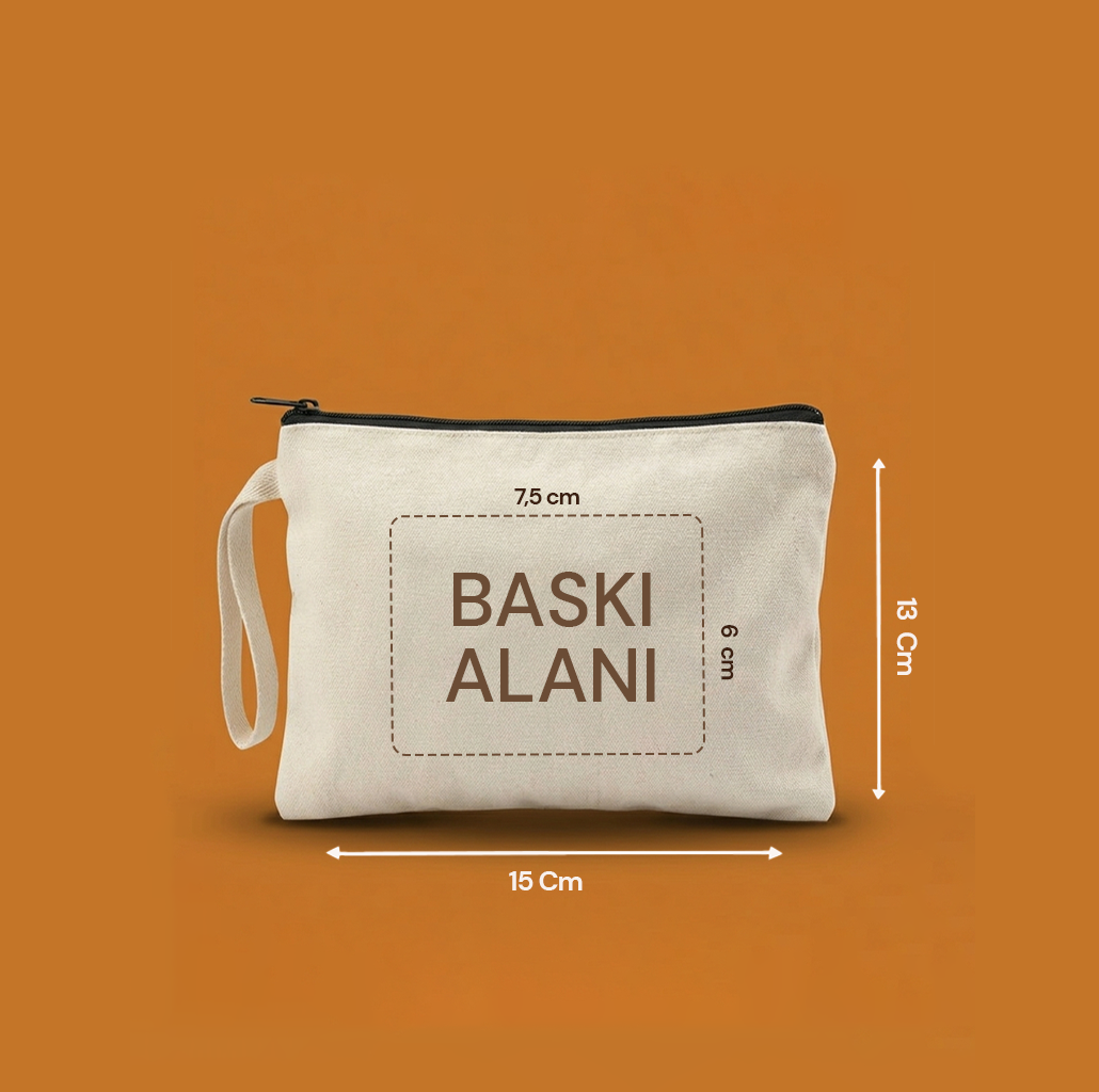 Özelleştirilebilir Kanvas Clutchlar (15 x 13 Cm)