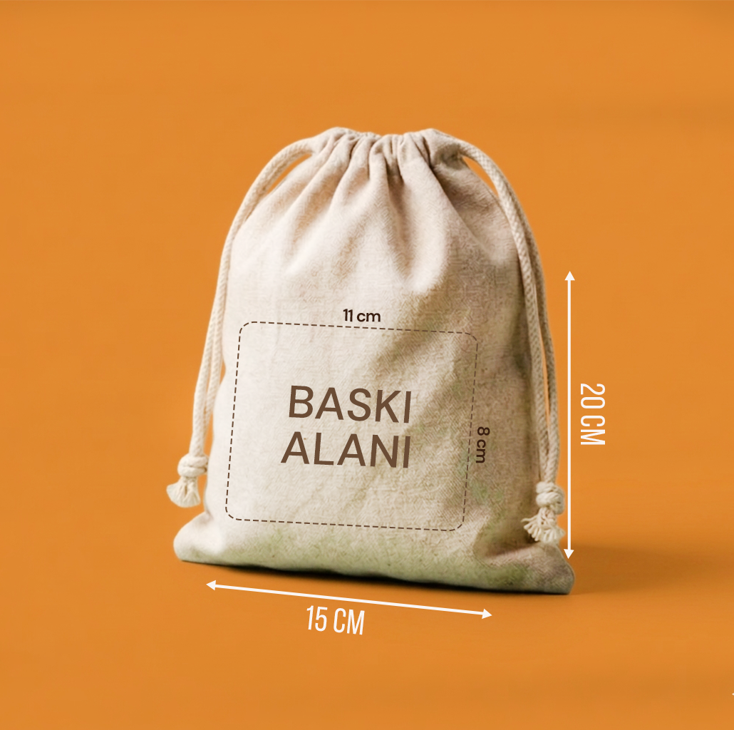 Ham Bez Kese - 15 x 20 Cm  (Özelleştirilebilir)
