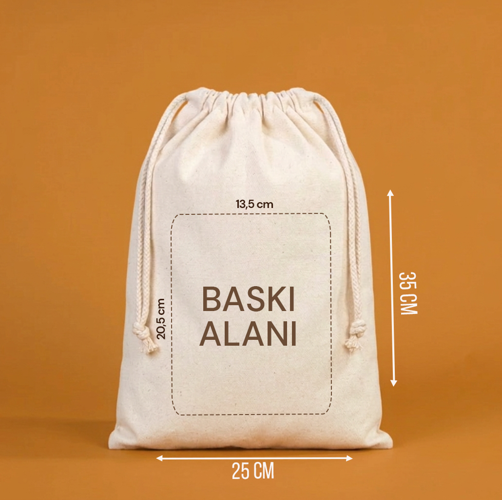 Ham Bez Kese - 25 x 35 Cm  (Özelleştirilebilir)