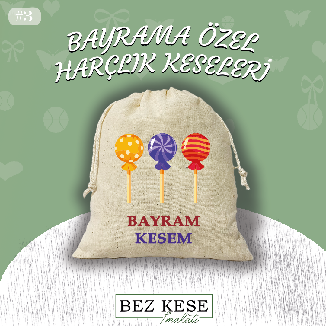 Bayram Harçlık Kesesi 5 Adet