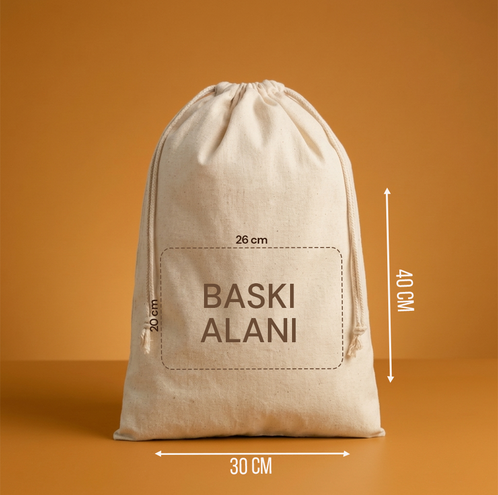 Ham Bez Kese - 30 x 40 Cm (Özelleştirilebilir)