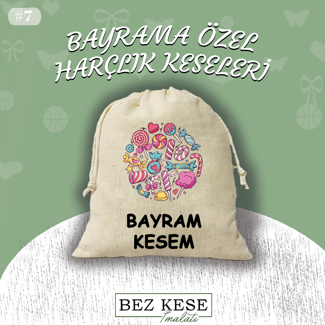 Bayram Harçlık Kesesi 5 Adet