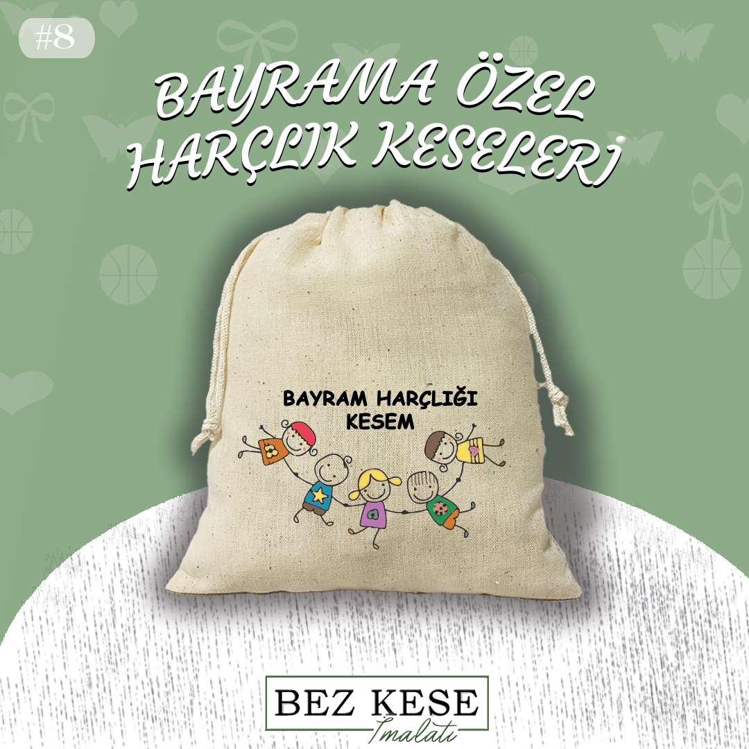 Bayram Harçlık Kesesi 5 Adet