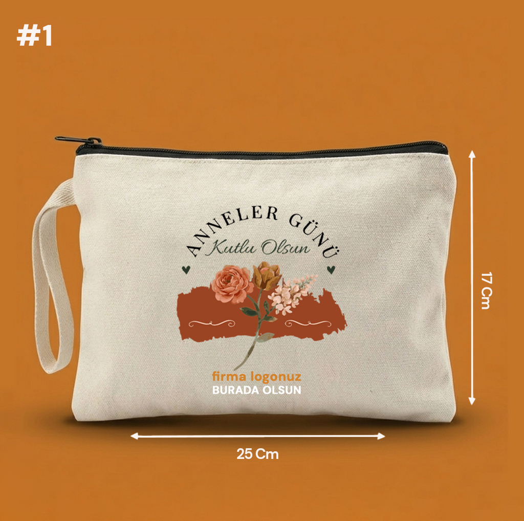 25x17 Cm Anneler Günü Clutch Astarsız Çanta  – Anneler Günü Hediyeliği