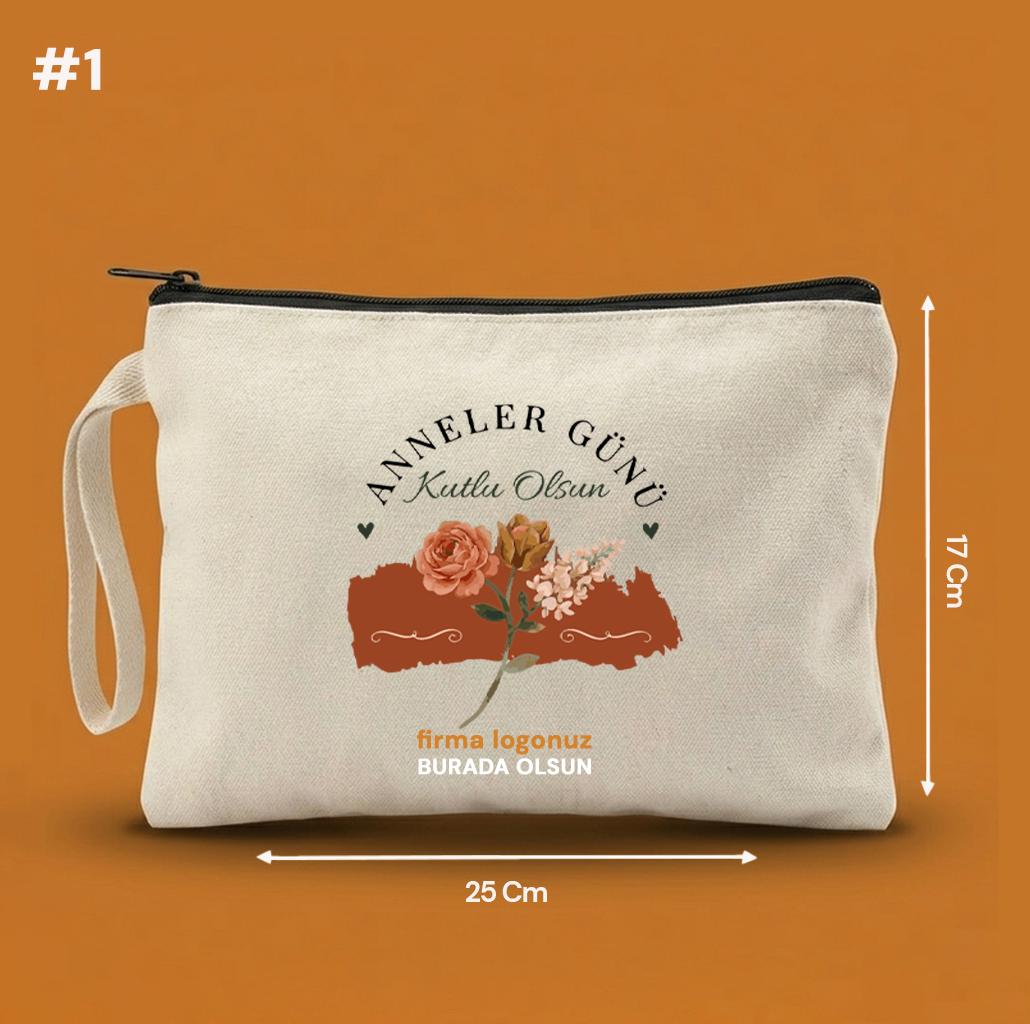 25x17 Cm Anneler Günü Clutch Astarsız Çanta  – Anneler Günü Hediyeliği