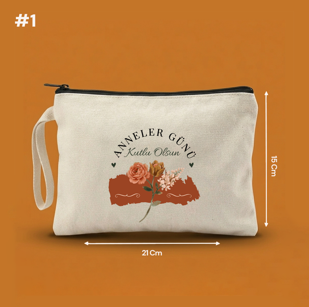 21x15 Cm Anneler Günü Clutch Astarsız Çanta  – Anneler Günü Hediyeliği