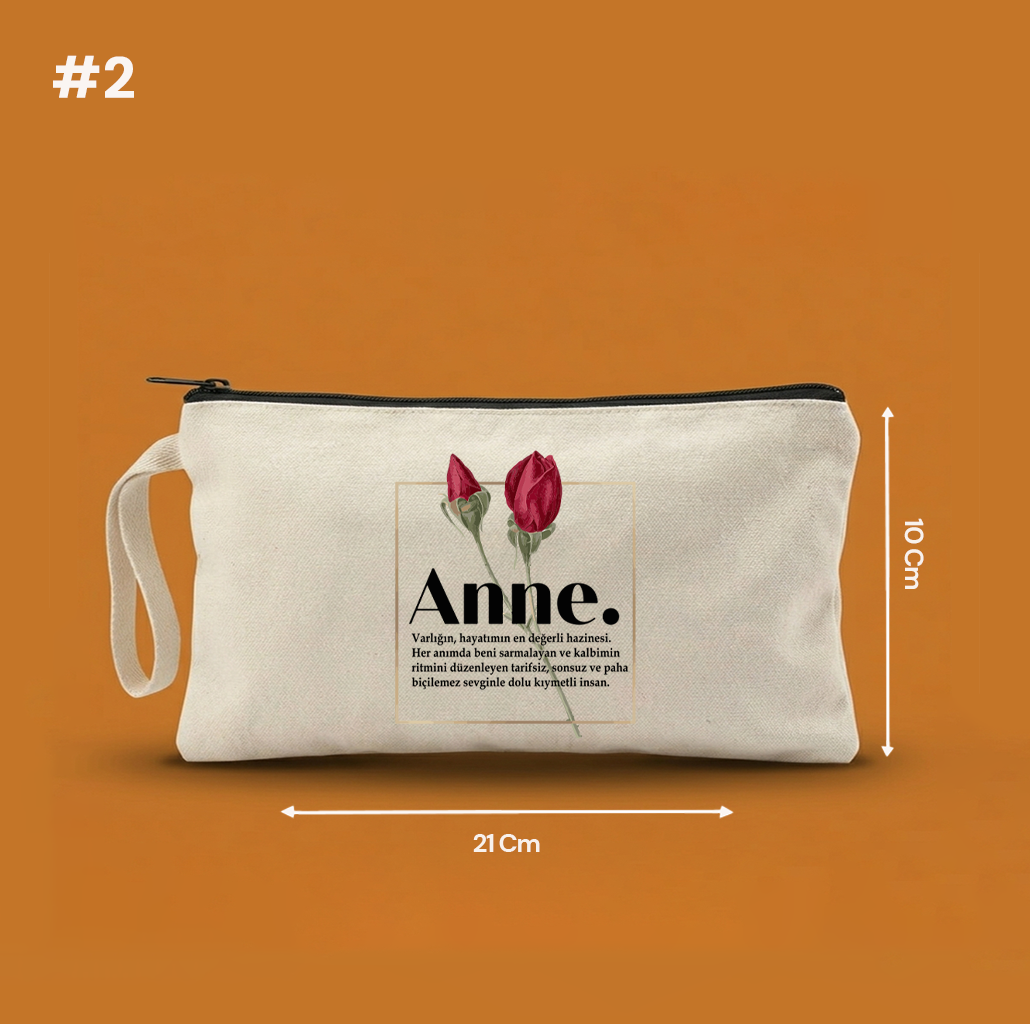 21x10 Cm Anneler Günü Clutch Astarsız Çanta  – Anneler Günü Hediyeliği