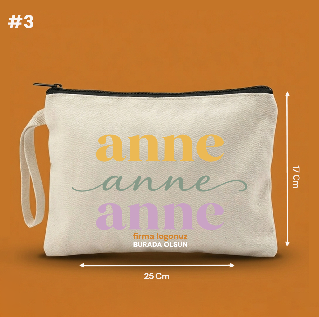 25x17 Cm Anneler Günü Clutch Astarsız Çanta  – Anneler Günü Hediyeliği