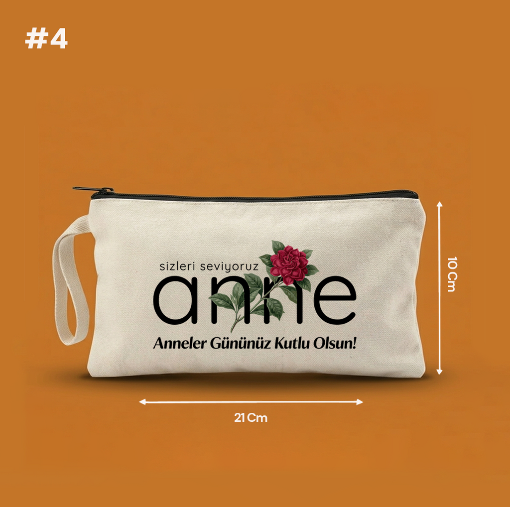 21x10 Cm Anneler Günü Clutch Astarsız Çanta  – Anneler Günü Hediyeliği