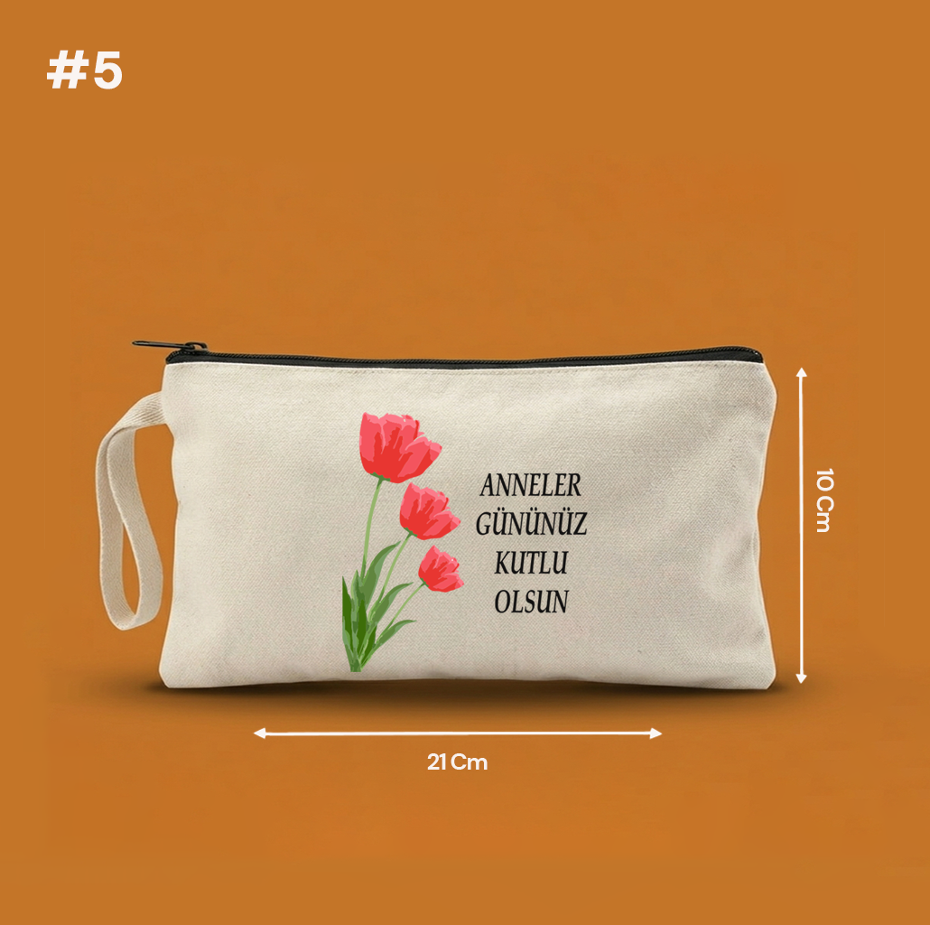 21x10 Cm Anneler Günü Clutch Astarsız Çanta  – Anneler Günü Hediyeliği