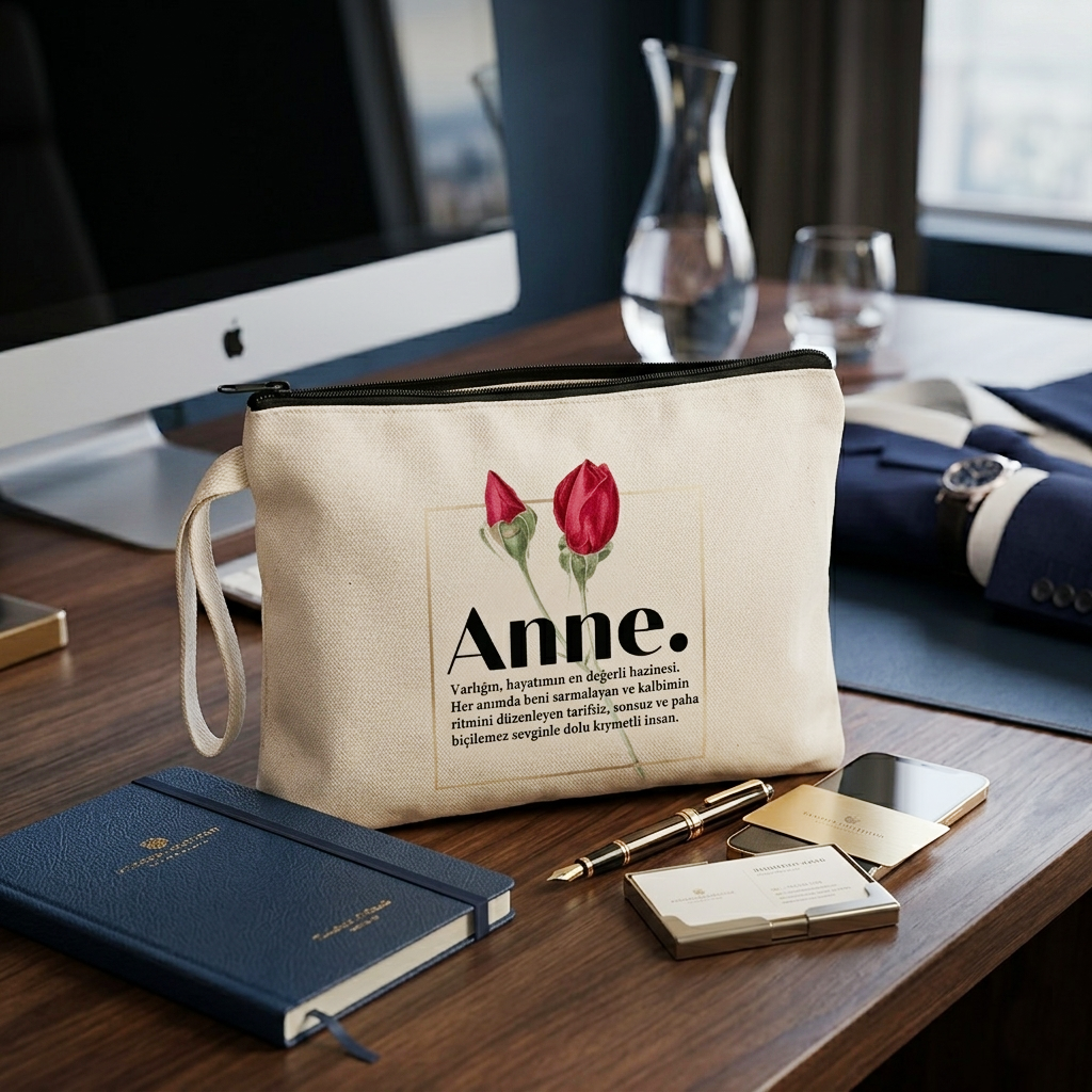 21x15 Cm Anneler Günü Clutch Astarsız Çanta  – Anneler Günü Hediyeliği