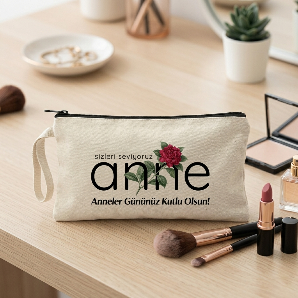 21x10 Cm Anneler Günü Clutch Astarsız Çanta  – Anneler Günü Hediyeliği