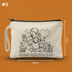 Boyanabilir Anneler Günü Clutch'ı – No:2 "Anneler Günün Kutlu Olsun"