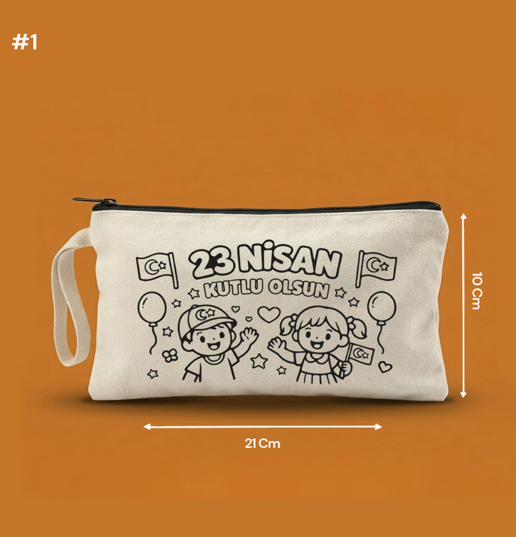 21x10 Cm Boyanabilir 23 Nisan Clutch 23 Nisan Hediyesi