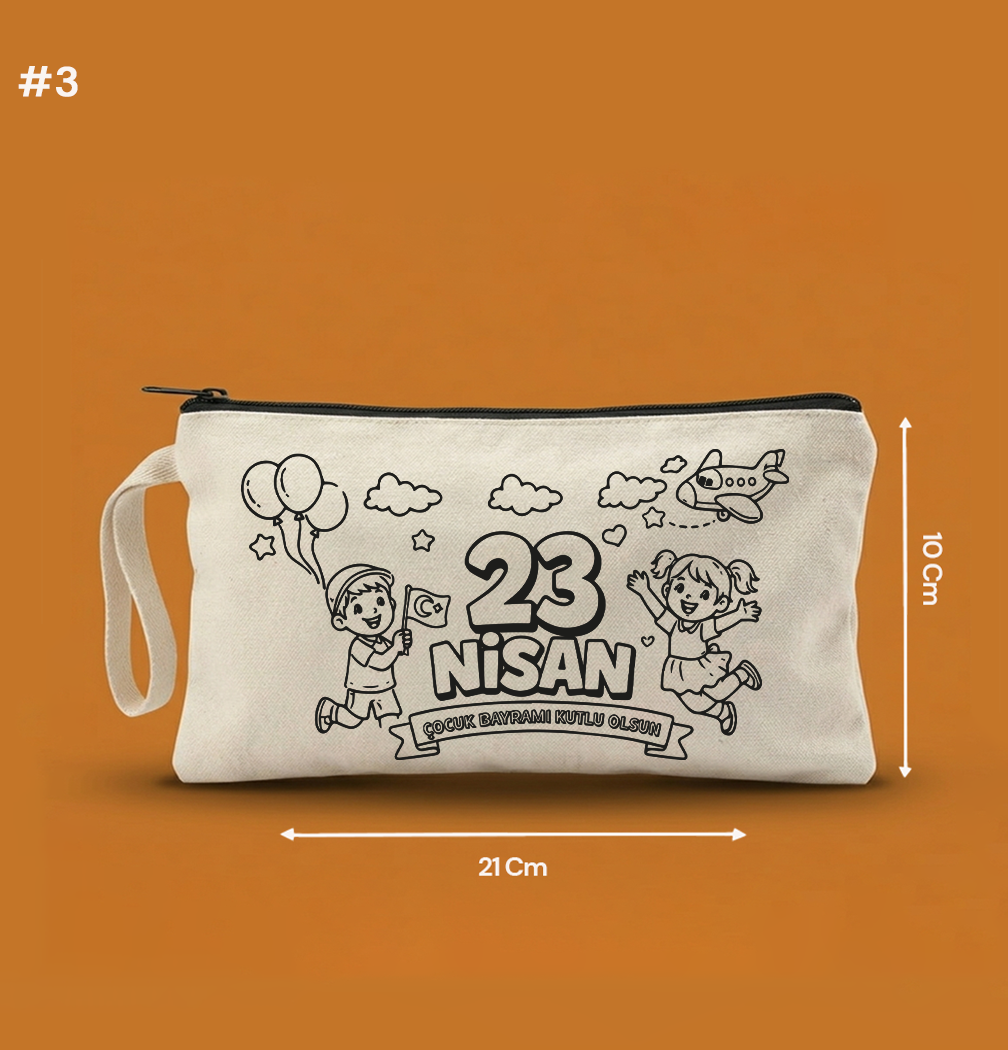 21x10 Cm Boyanabilir 23 Nisan Clutch 23 Nisan Hediyesi